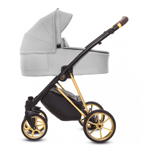 Babyactive Musse - wózek wielofunkcyjny, zestaw 2w1 z opcją 3w1 i 4w1 | Ultra Zen - Gold